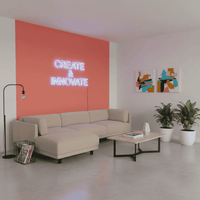 Seccional Edimburgo Izquierdo Beige