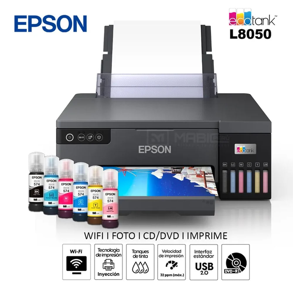 Impresora Fotografica Epson L8050 WIFI USB