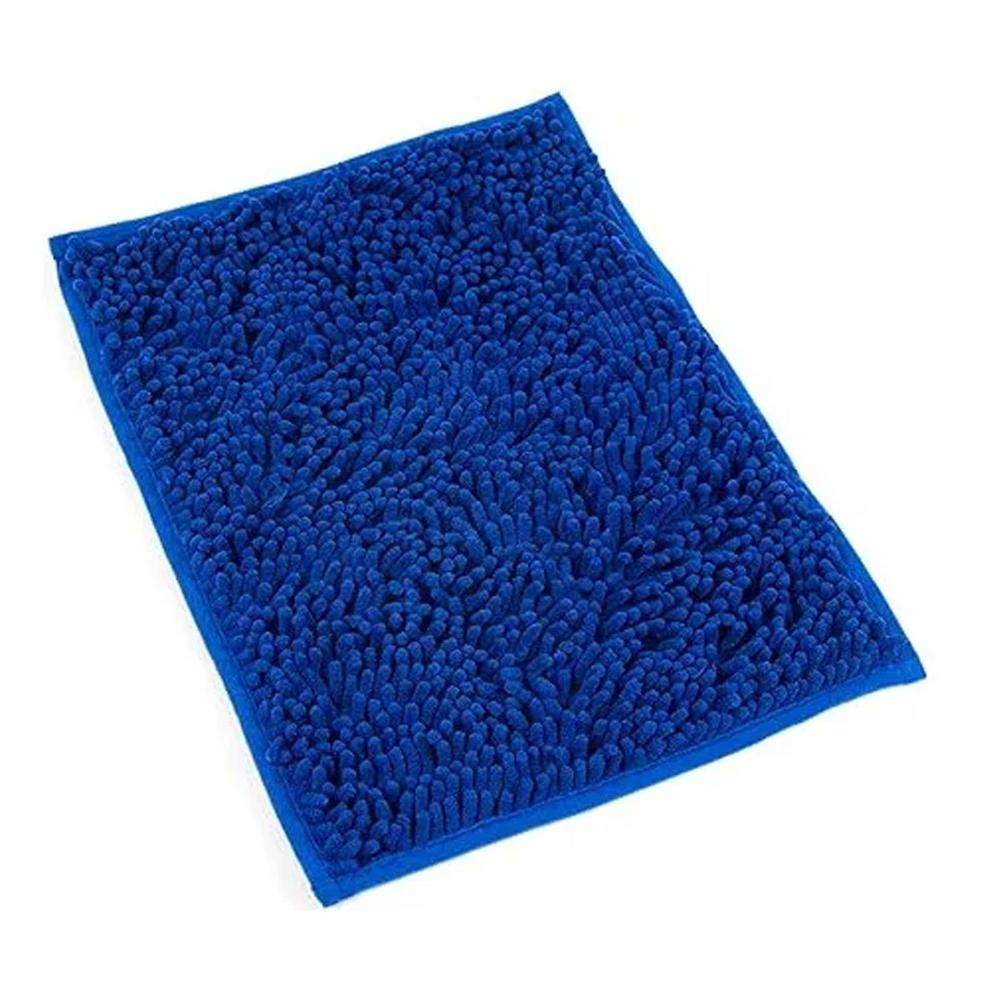 Tapiz Rectangular de Microfibra 40x60cm Azul para Espacios del Hogar Y Regalo Sticker