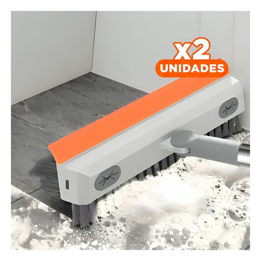 Pack2 Complemento de Limpieza con Cepillo y Silicona 3 en 1 para Uso en Casa Y Papel Regalo