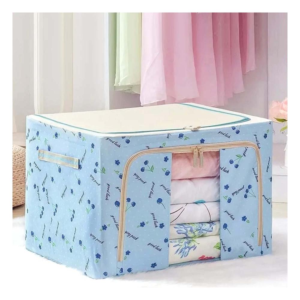 Caja Organizadora Plegable con Estampado de Cerezas para Hog
