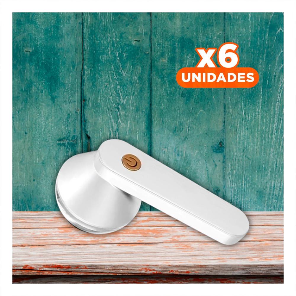 Pack6 Quitapelusas Blanco Electrico Para Facil Limpieza De Ropa Y Mantas
