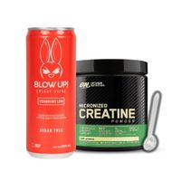 Creatina Optimum Nutrition Monohidratada Micronizada - scoop y Lata de regalo