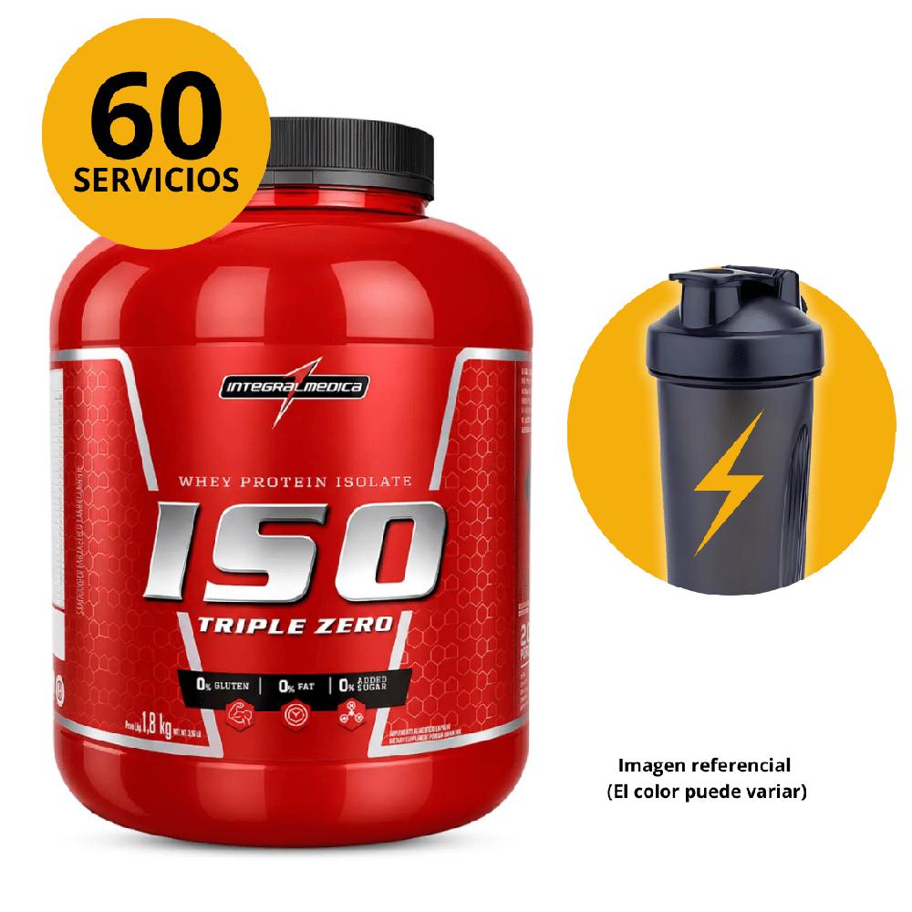 Proteína Iso Triple Zero Integralmedica 1.8 Kg CHOCOLATECON SHAKER