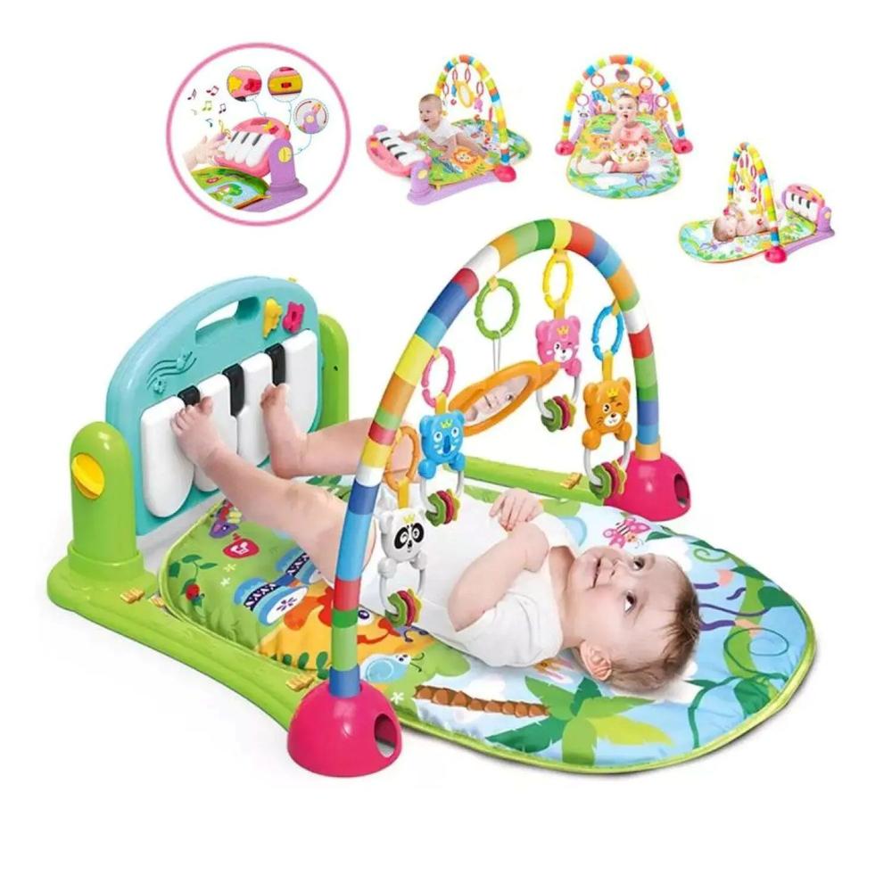 Gimnasio Musical Multifunción con Piano HE0603 Verde