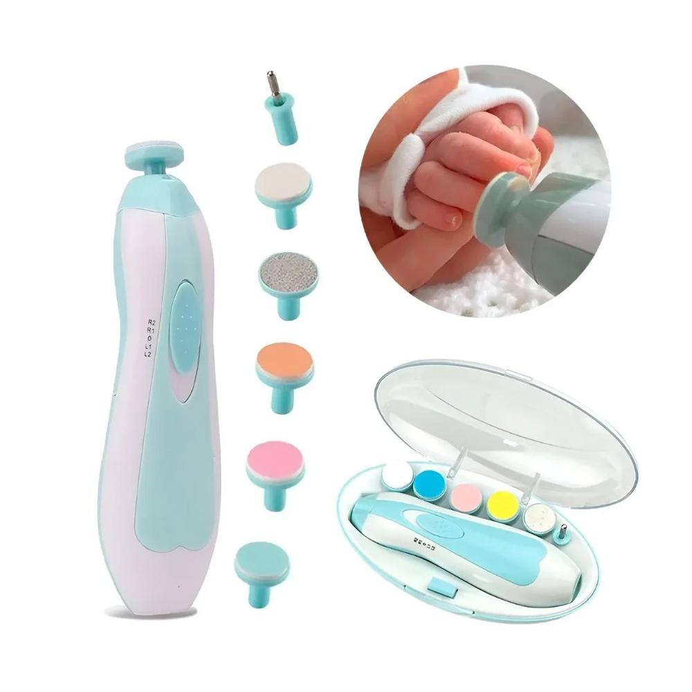 Pulidor Limador De Uñas Eléctrico Para Bebes y Niños con Luz Led.