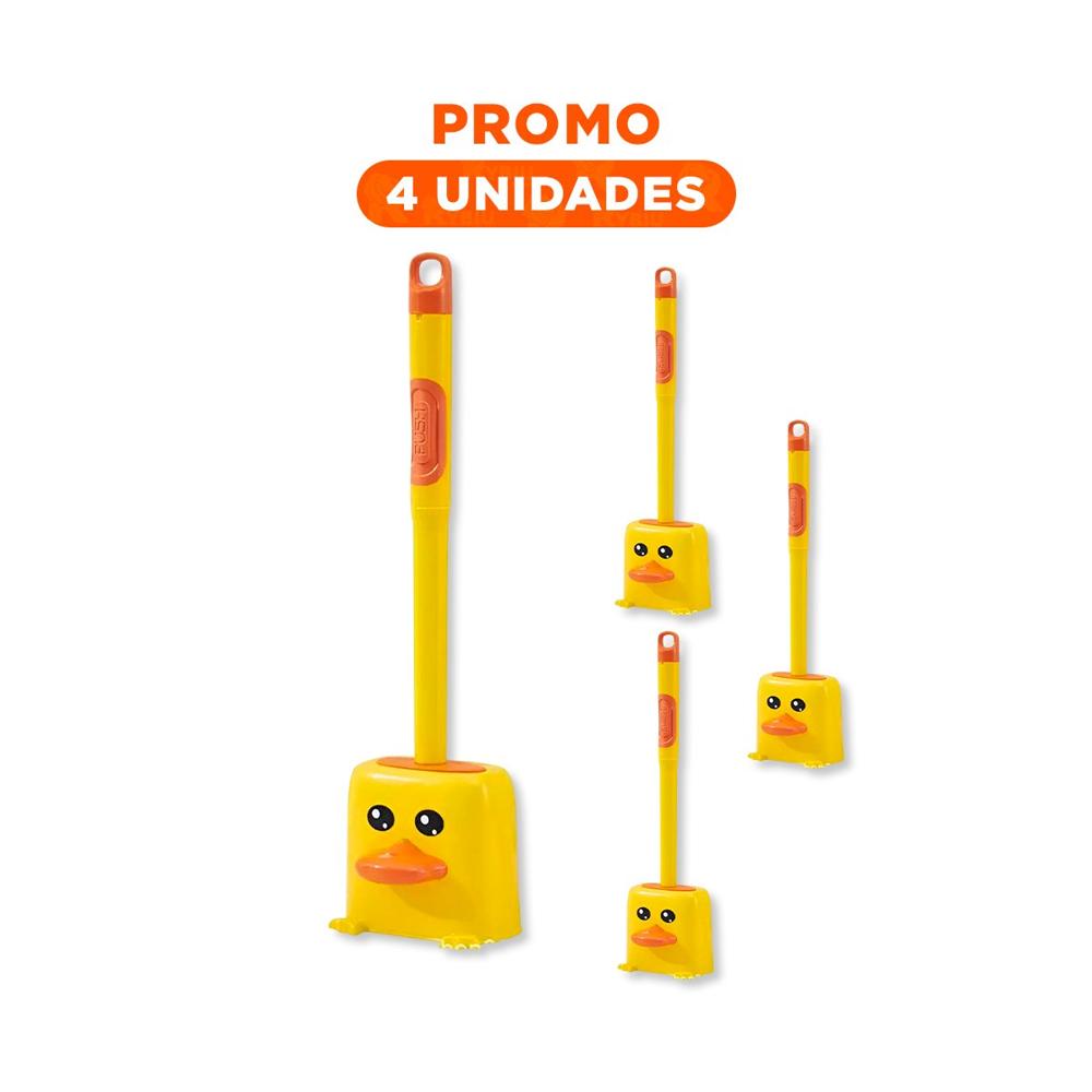 Pack4 Elemento de Limpieza Domestica para Inodoro con Diseno Funcional