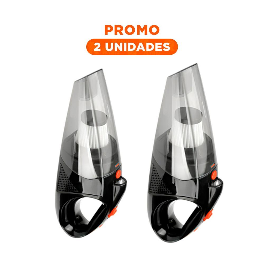 Pack2 Aspiradora Compacta con Linterna para Espacios Reducidos y Uso Domestico Y Regalo Sticker
