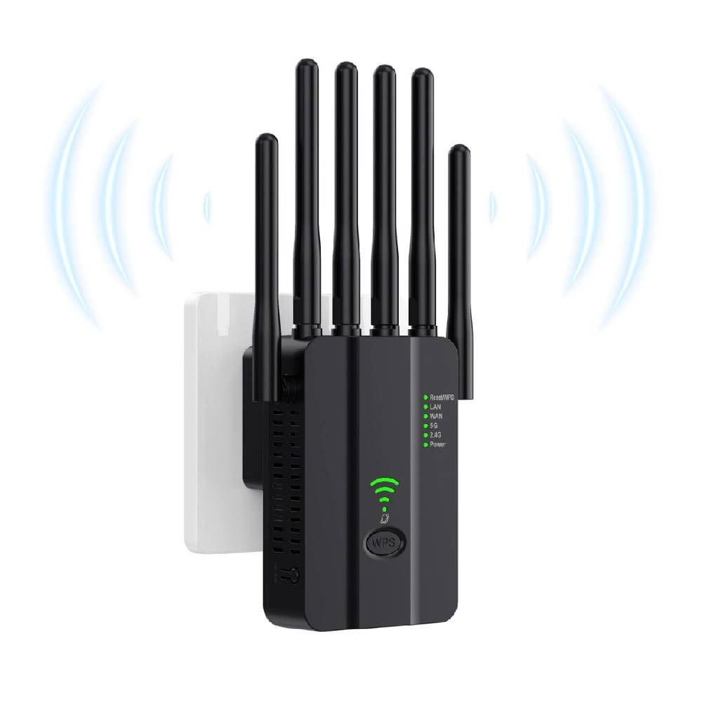 REPETIDOR WIFI 3 EN 1 KNUP KP-3015 1600 MBPS 2.4 GHZ