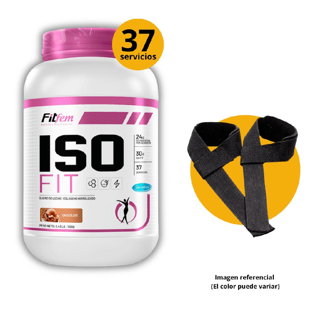 Proteína Iso Fit 1.1KG Fit Fem Chocolate straps