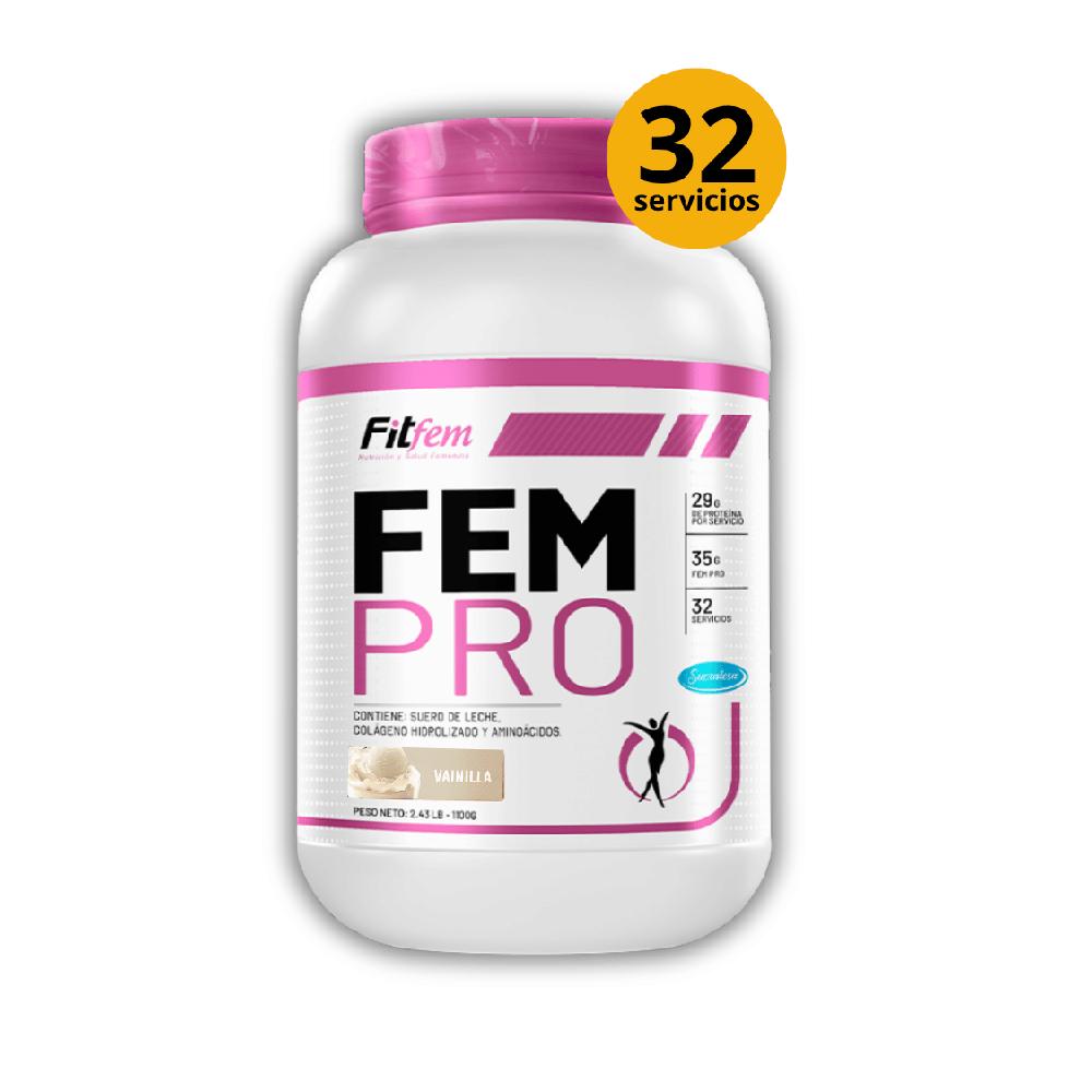 Proteína Fem Pro Whey 1.1KG Fit Fem Vainilla