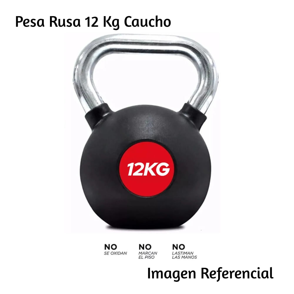 Pesa Rusa 12 Kg Caucho