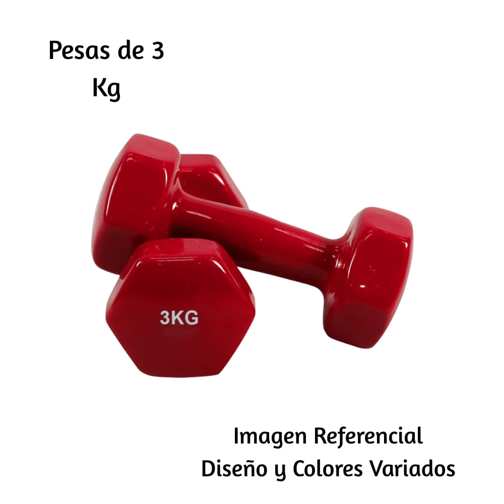 Par de Pesas 3 Kg GENÉRICO