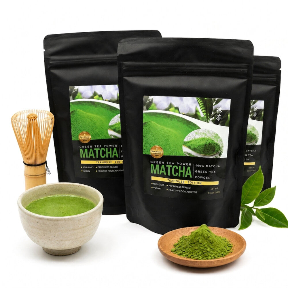 Pack 3u Te Matcha Ceremonial En Polvo Infusion Oriental 100gr