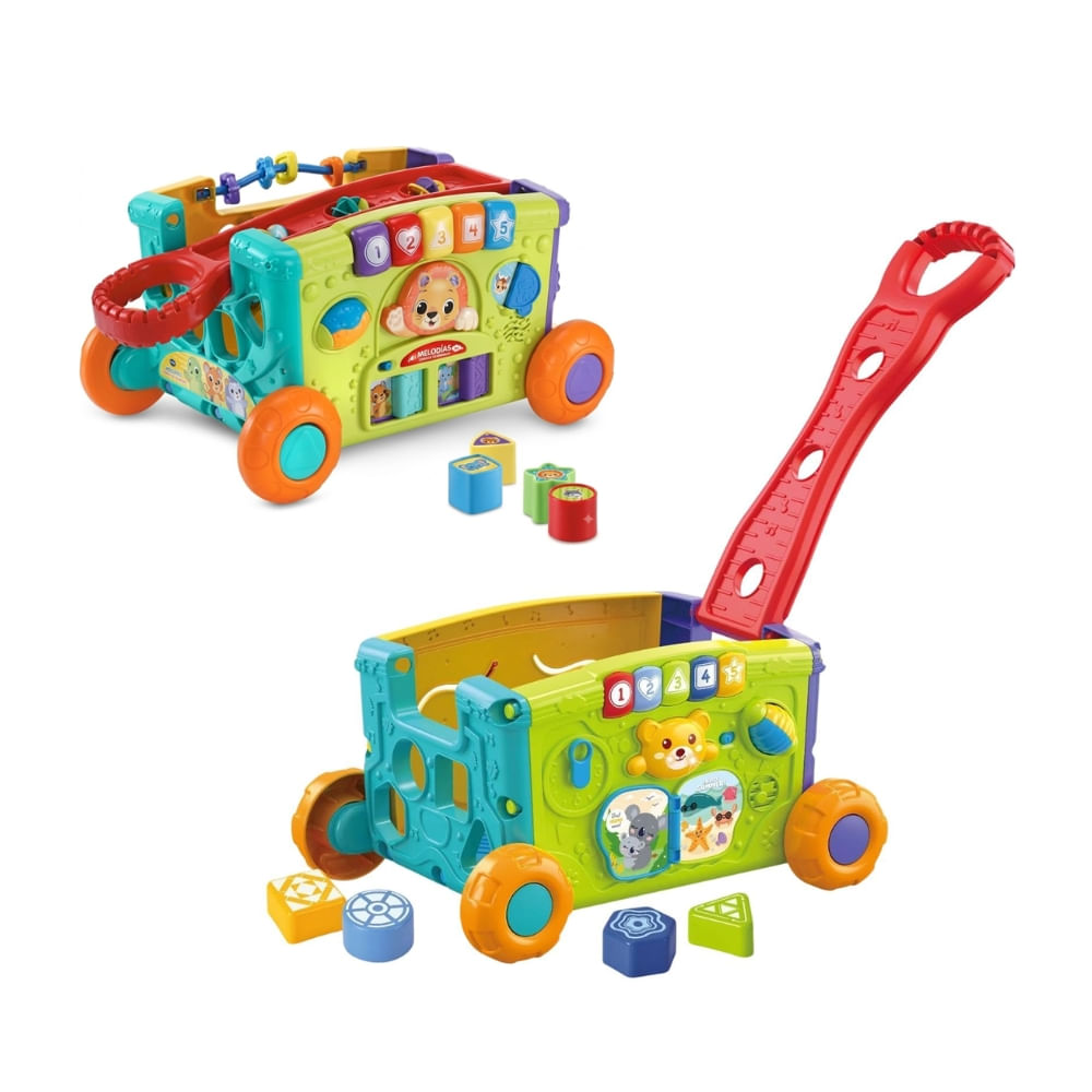 Juguete Andador Y Carrito Didáctico De Encaje Bebés