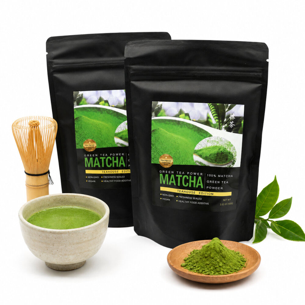 Pack 2u Te Matcha Ceremonial En Polvo Infusion Oriental 100gr
