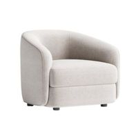 Sofa Oasis forma curva color BEIGE CLARO - Refer Store