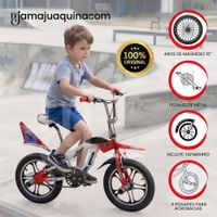 Bicicleta BMX Para Niño KNOX ARO 16 Colección Exclusiva Red