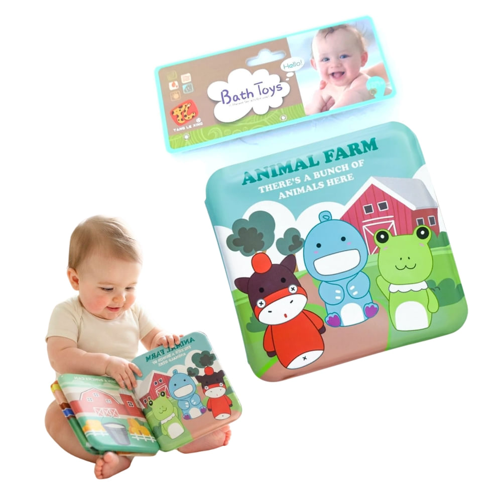 Juego Educativo Libro Acuatico de Granja