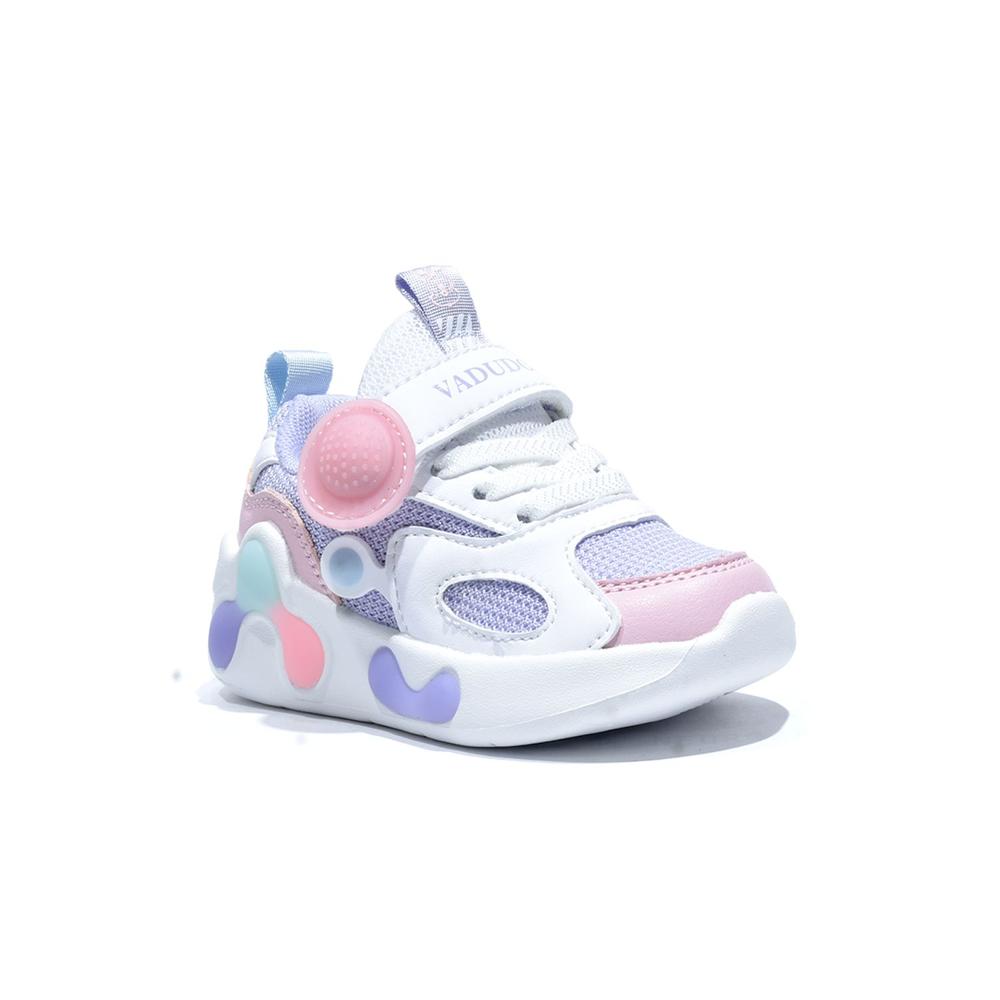Zapatilla Urbana Vadudog para Niña 606i5 Con Luces Rosado Talla 26