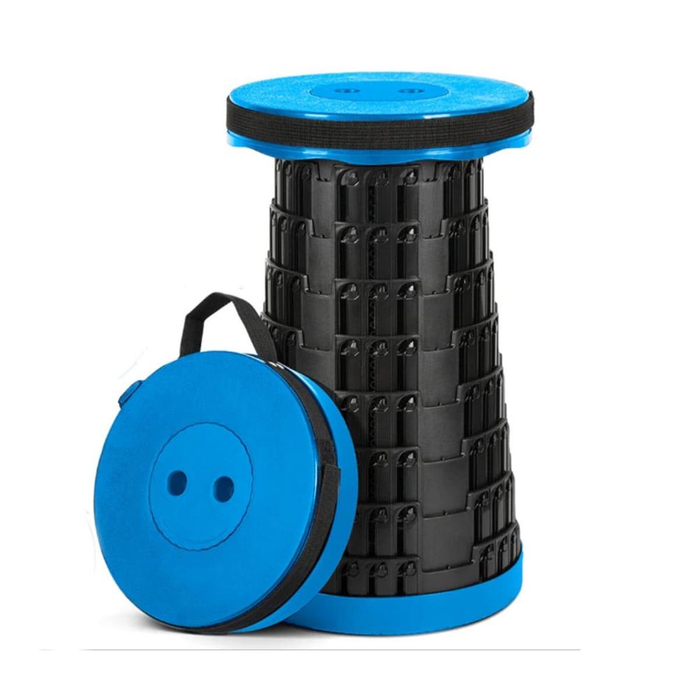 Banco Plegable con 3 Seguros Portatiles Funcional para Casa y Reuniones Y Regalo Sticker