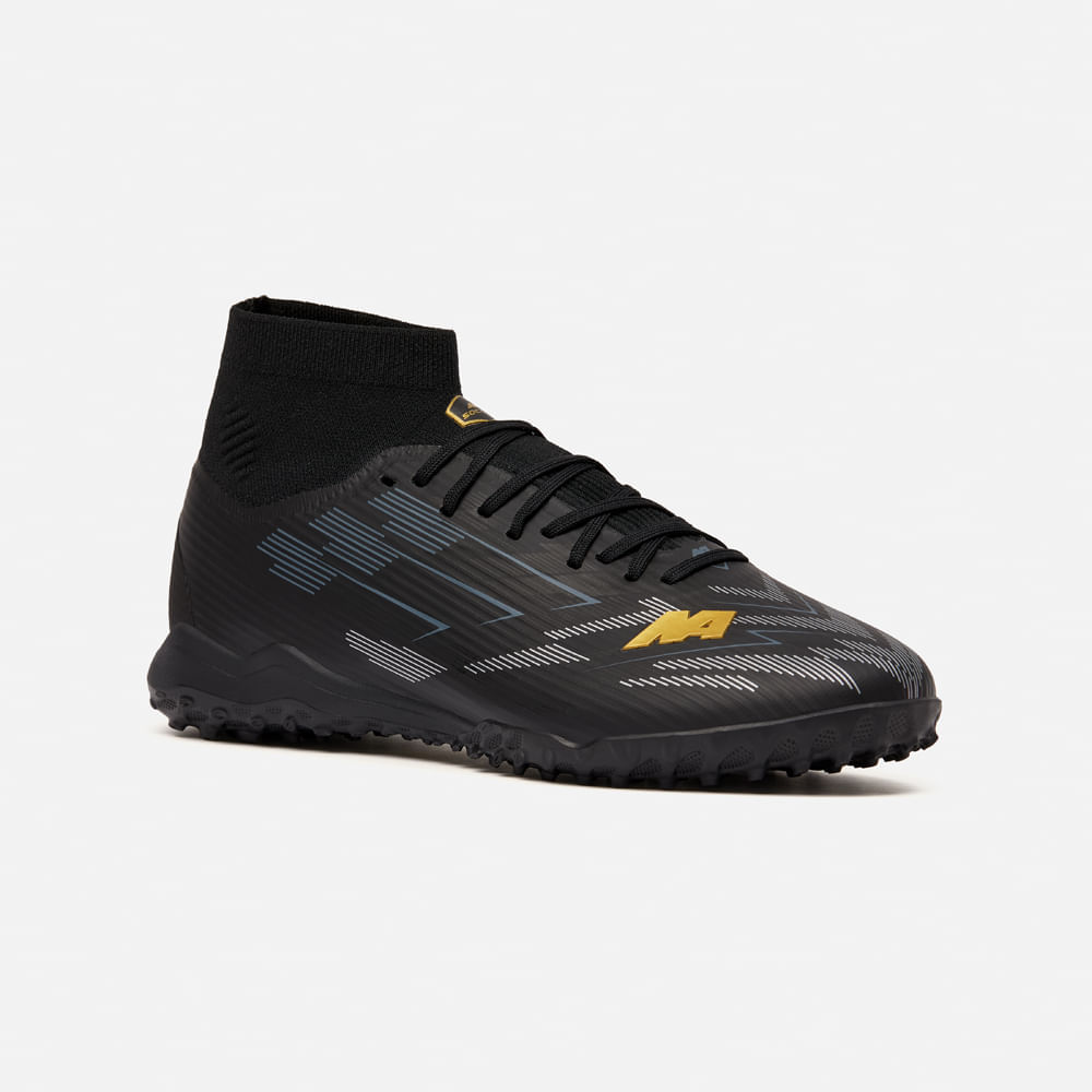 Zapatilla New Athletic Fútbol Gripzone 171-0203 Juvenil 38 Negro