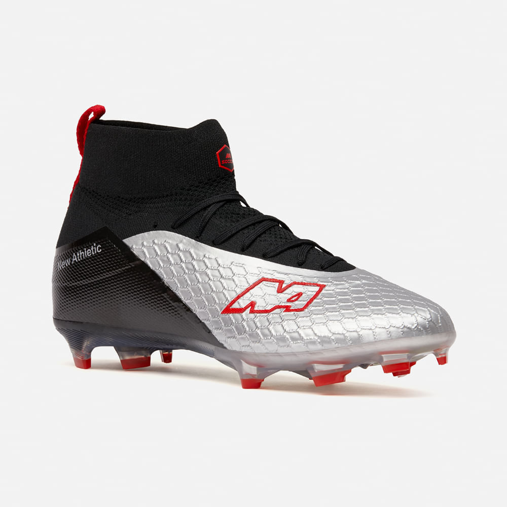 Zapatilla New Athletic Fútbol Power Fly 174-2602 para Hombre 41 Plata