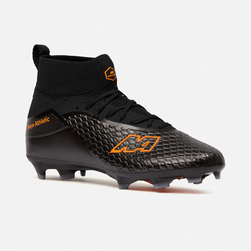 Zapatilla New Athletic Fútbol Power Fly 174-0220 para Hombre 42 Negro
