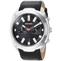 Reloj Diesel Tumbler DZ4499 Fecha Cronometro Correa de Cuero Negro