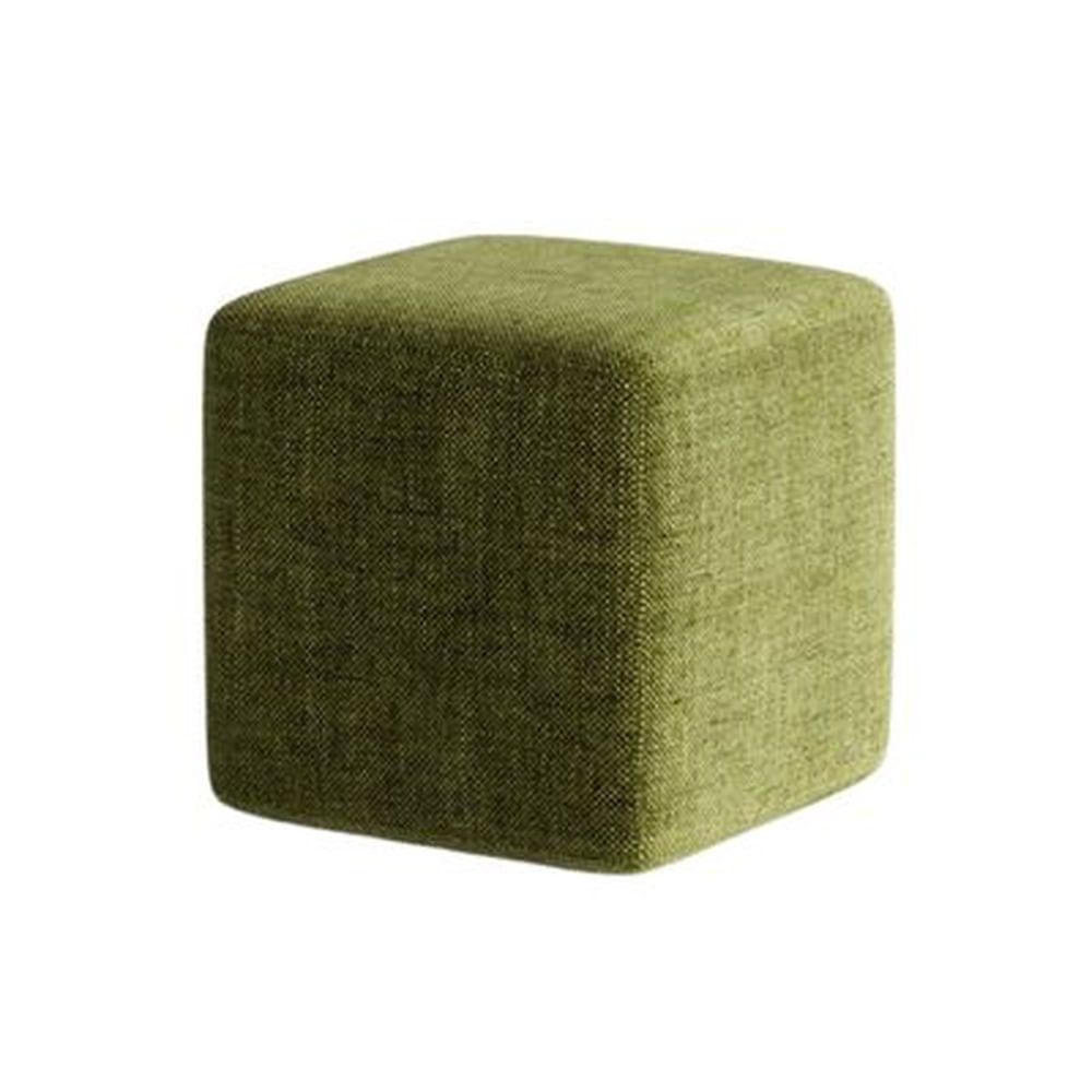 PUFF CUADRADO OLIVO color verde olivo - Refer Store Verde