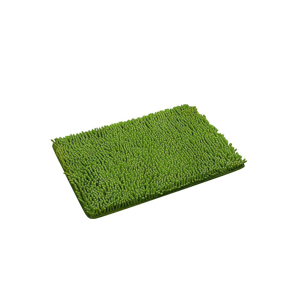Alfombrilla Rectangular de Microfibra Absorbente Verde Limon 40 x 60 cm Y Regalo Sticker
