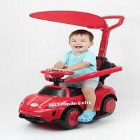 Carrito para Niños Musicales con Guiador Rojo
