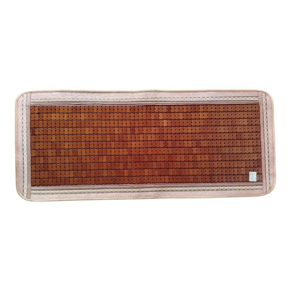 Cubre asiento de bambu antideslizante para auto color marron Marrón