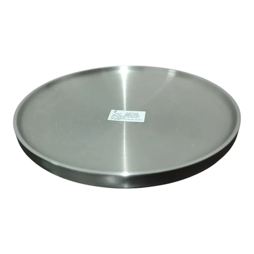 Set de 4 Platos 19 cm de diametro de acero inoxidable 304 Acero