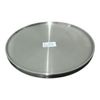 Set de 4 Platos 21 cm de diametro de acero inoxidable 304