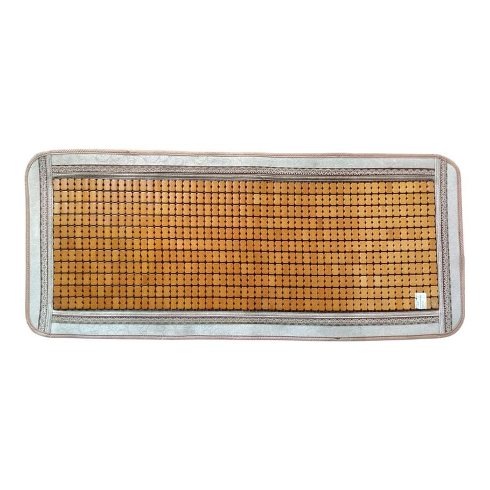Cubre asiento de bambu antideslizante para auto color amarillo Amarillo