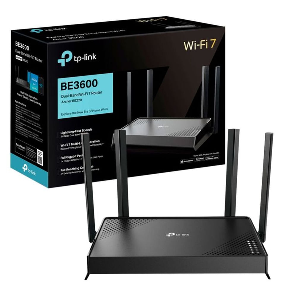 ROUTER TP-LINK ARCHER BE220 WI-FI 7
