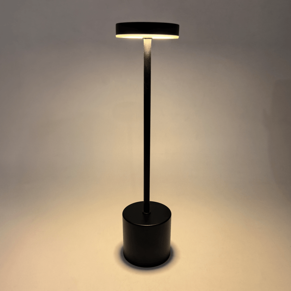 Lámpara de Mesa Decorativa Slim Black 34cm Ico