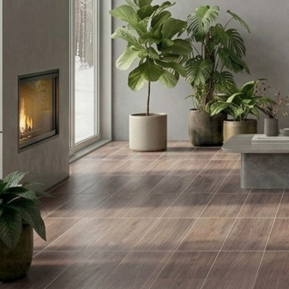 Piso Cerámico Maderado Silvana Greige 30x60cm 2.16m2 Celima