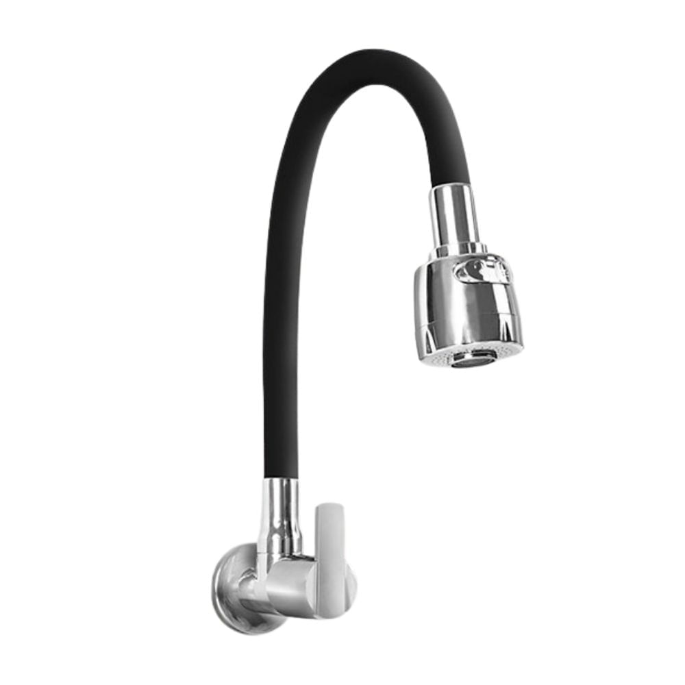 Llave de Lavadero Pared Italgrif Buzios Lever Negro