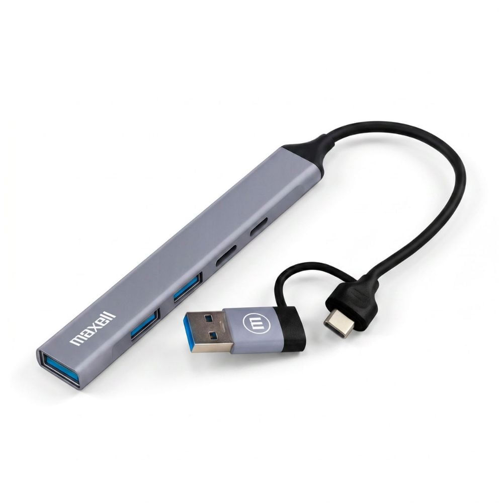 Adaptador Usb-c/usb-a con 5 puertos Maxell