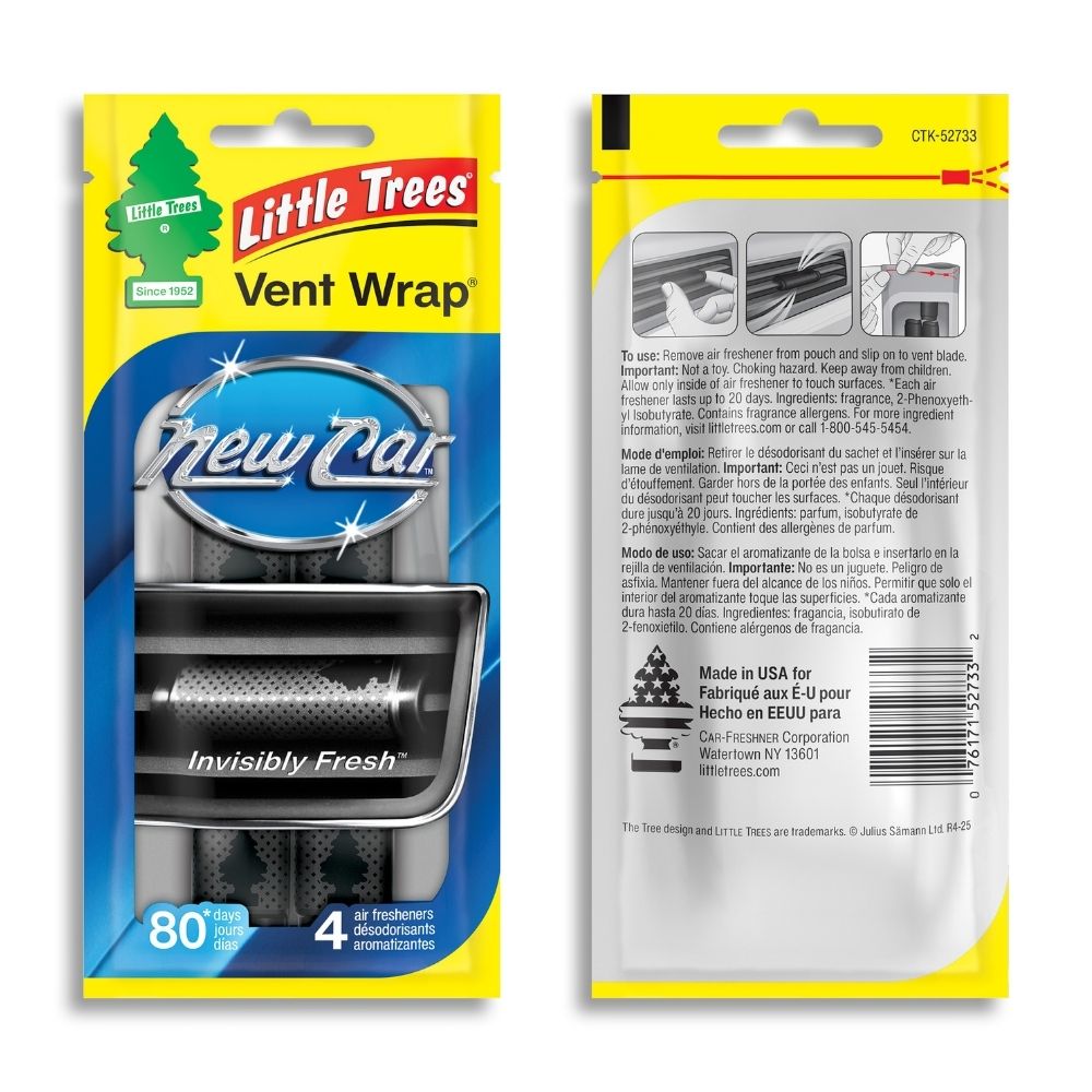 Ambientador Little Trees Vent Wrap New Car Scent