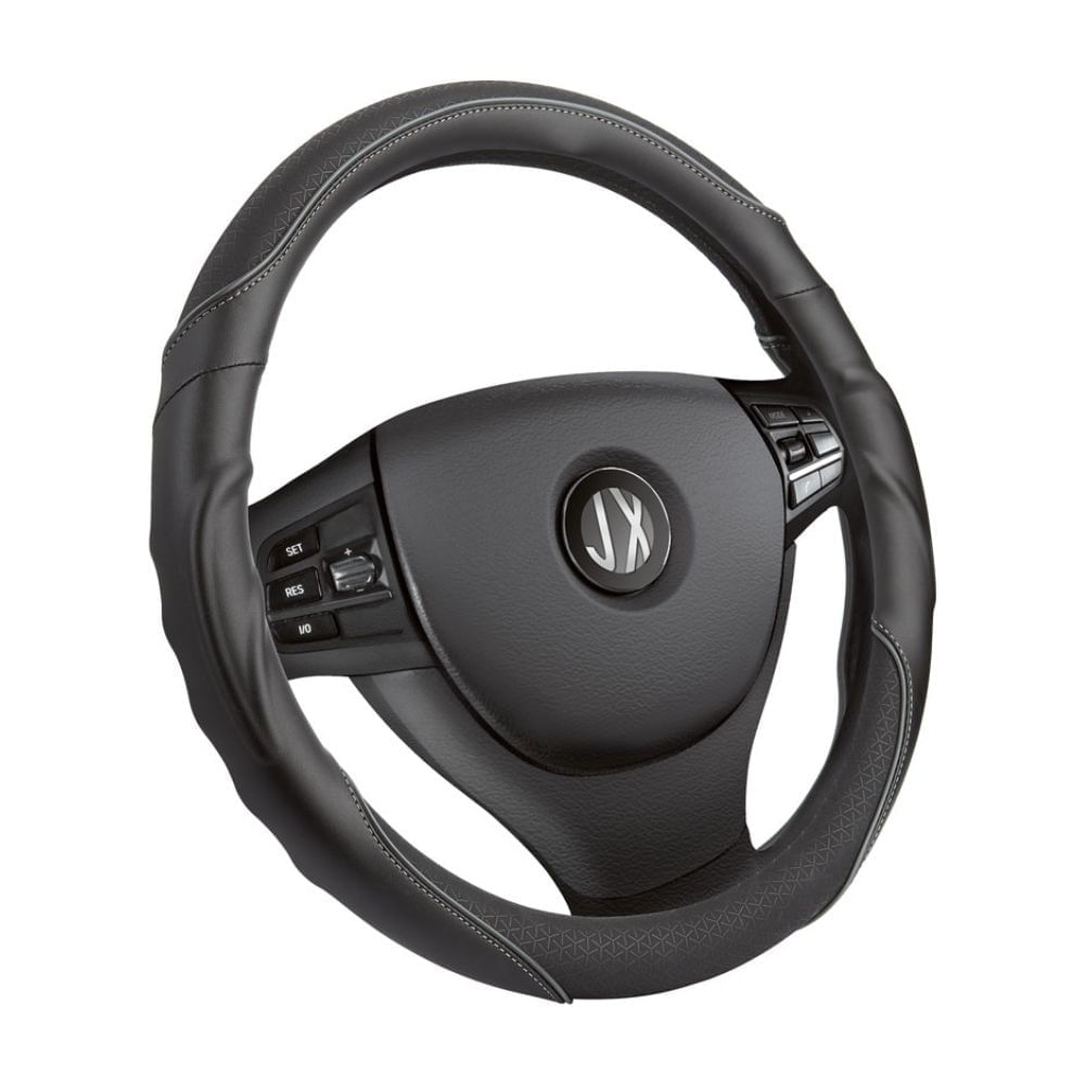 Cobertor de volante Negro/Gris Talla M PVC Werken