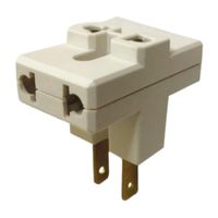 Adaptador Electrico Triple Tipo T Home Light