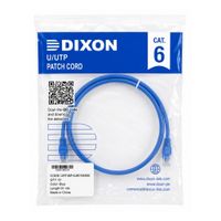 Patch Cord Dixon Cat 6 Lszh 1m Azul