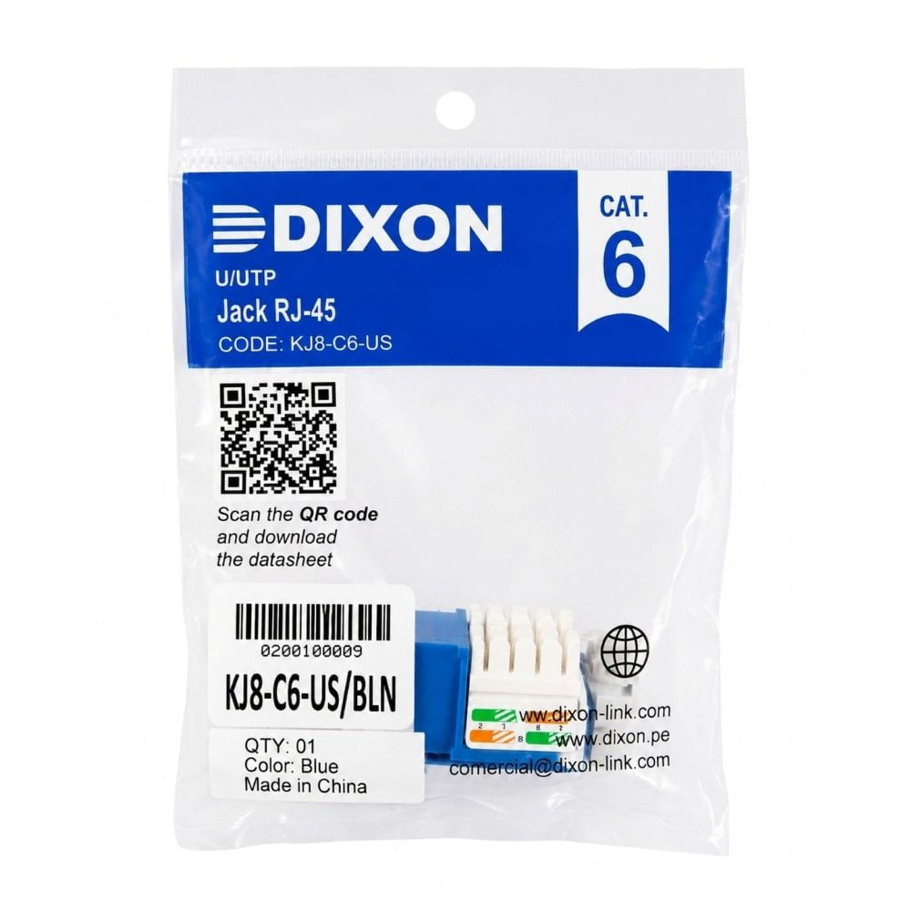 Jack Dixon Cat 6 Azul