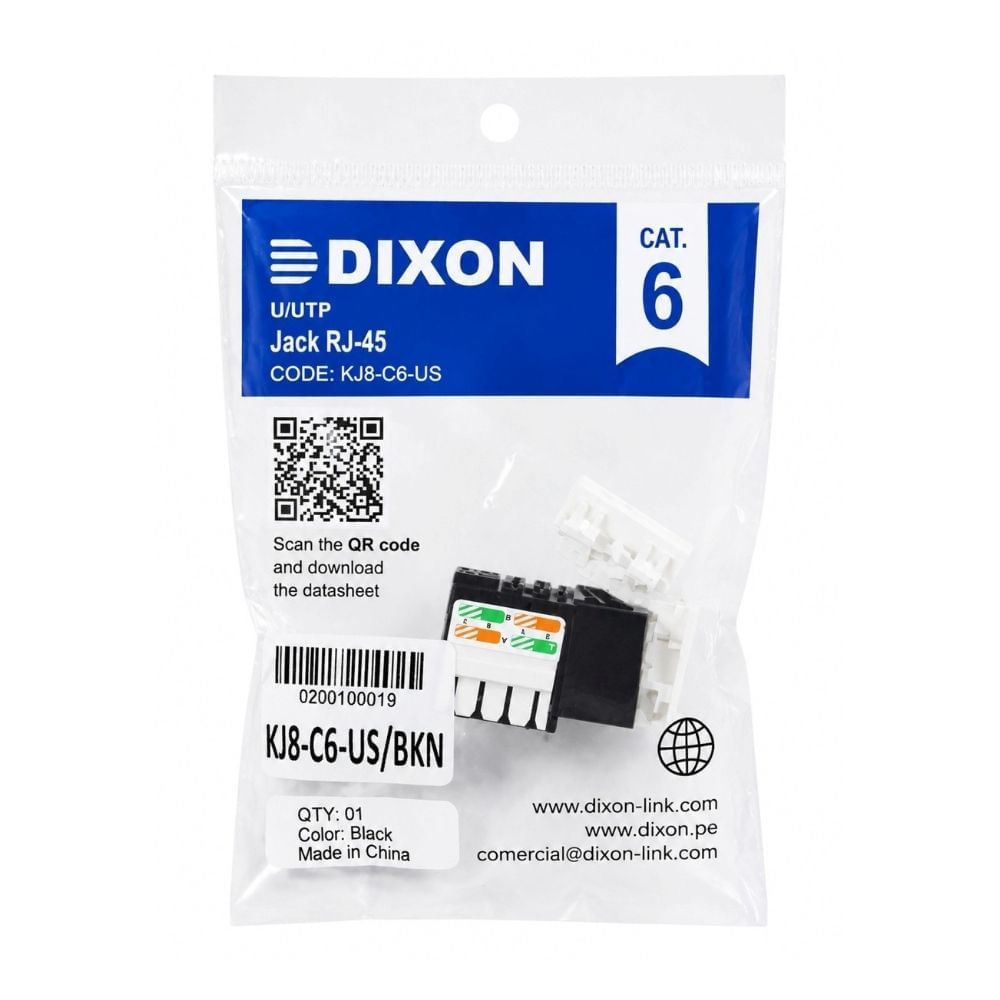 Jack Dixon Cat 6 Negro