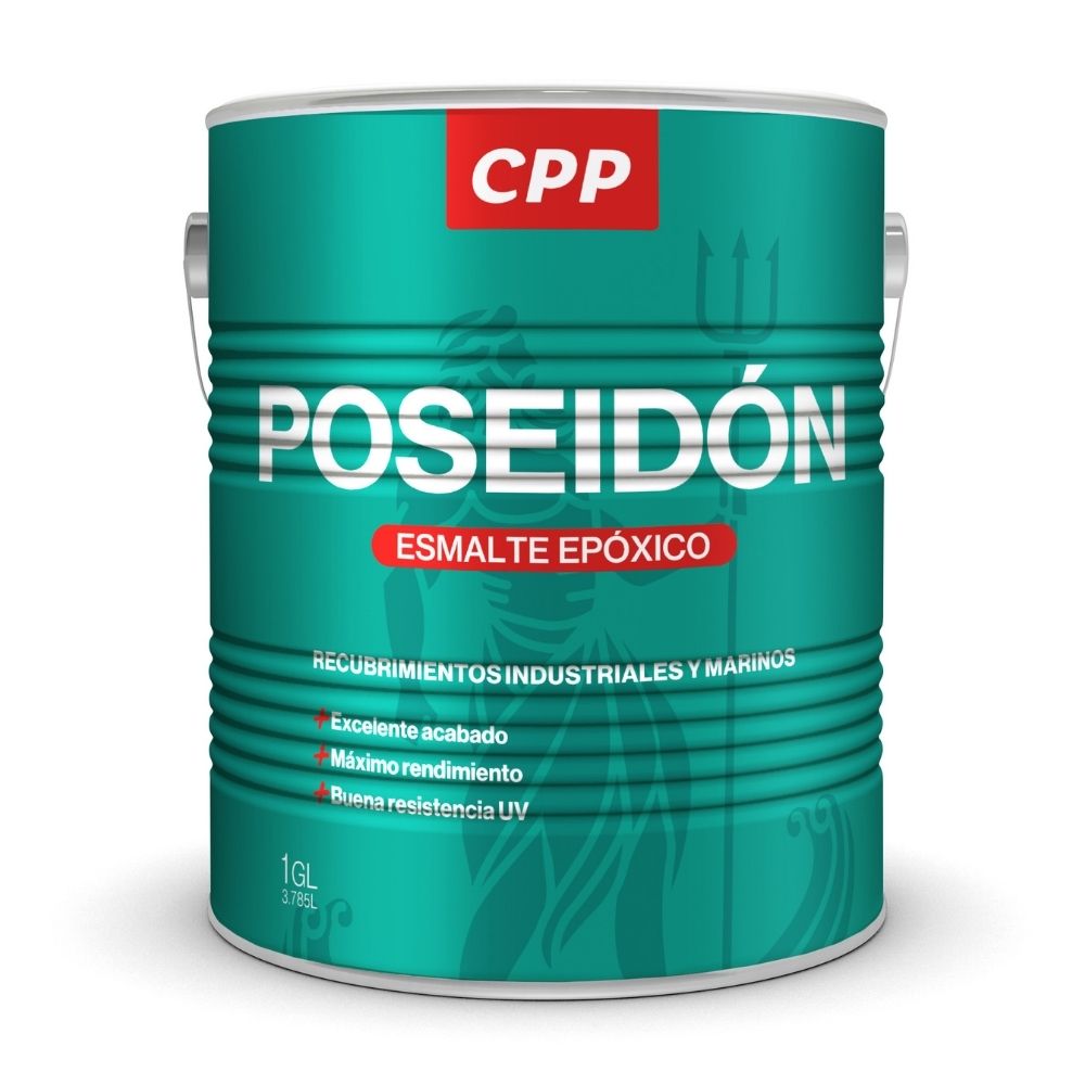 Poseidón Esmalte Epóxico Gris Claro 1gl CPP