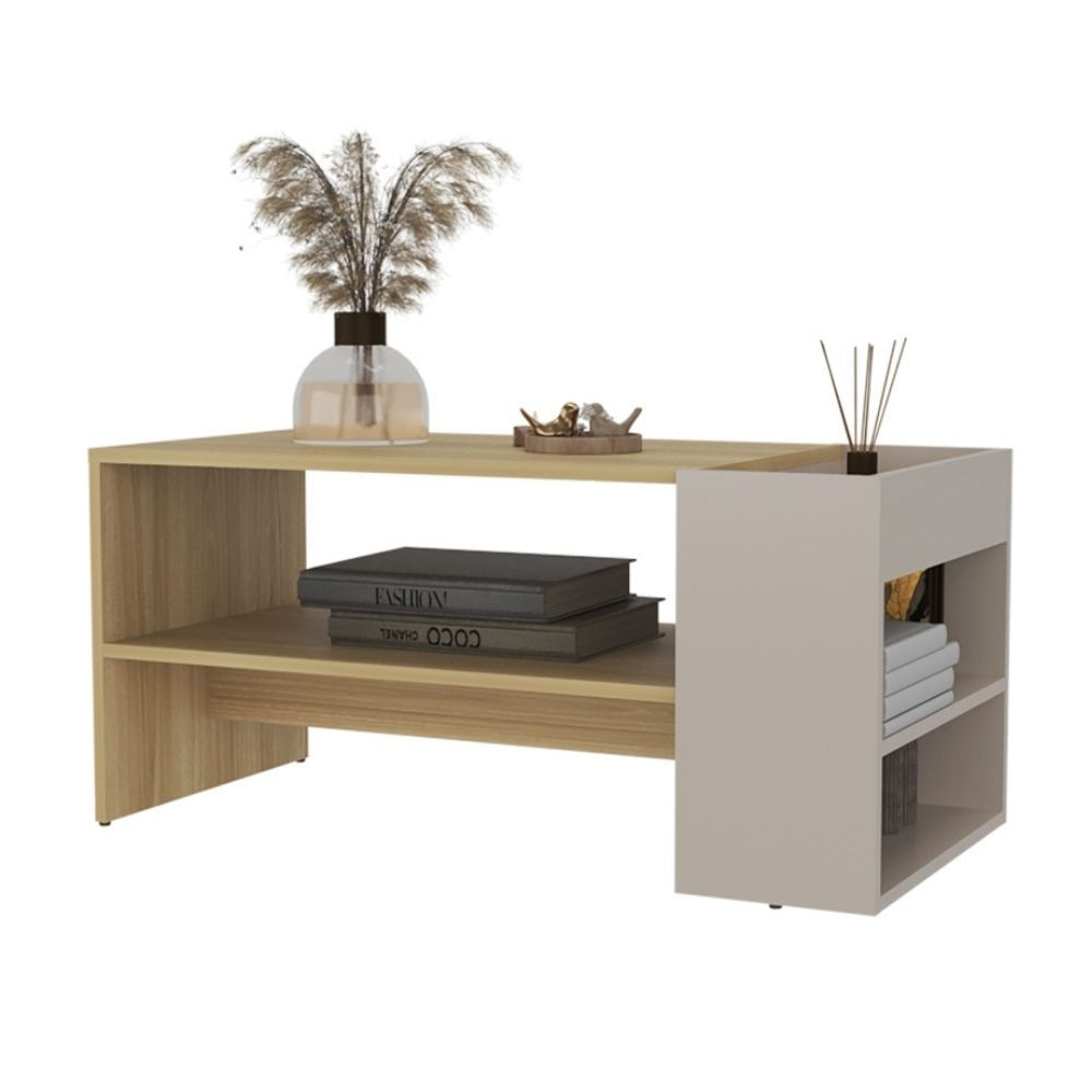 Mesa Centro Adel Capri/Fresno 42x91x45cm Tuhome