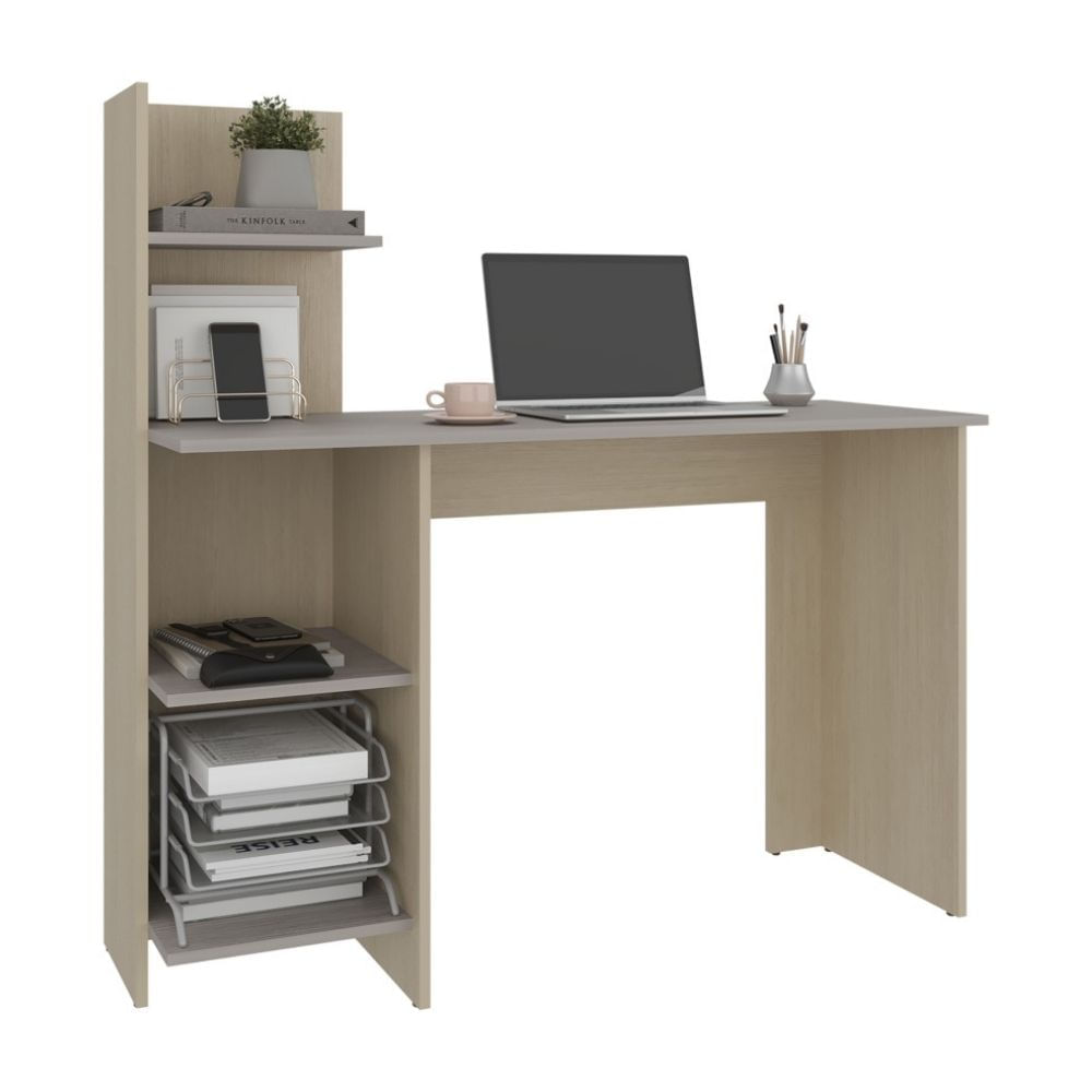 Escritorio Biblioteca Office Cartagena/Positano 120.6x120x45cm Tuhome